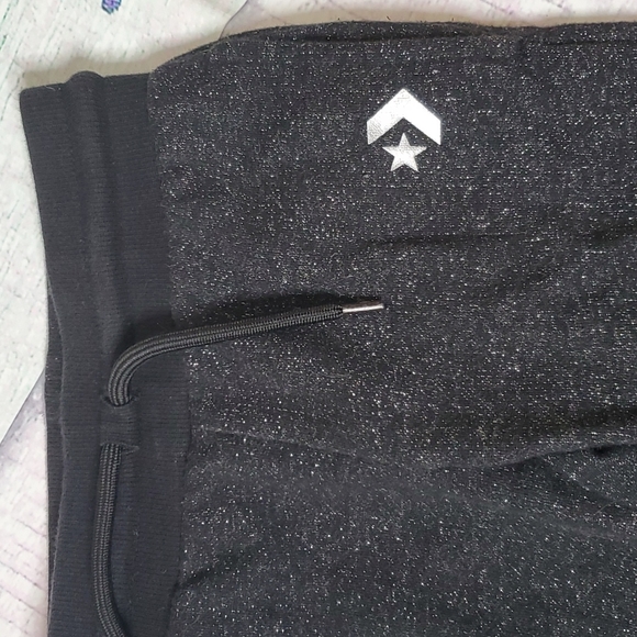 Kid's Converse Glitter Jogger Pants - Picture 2 of 8